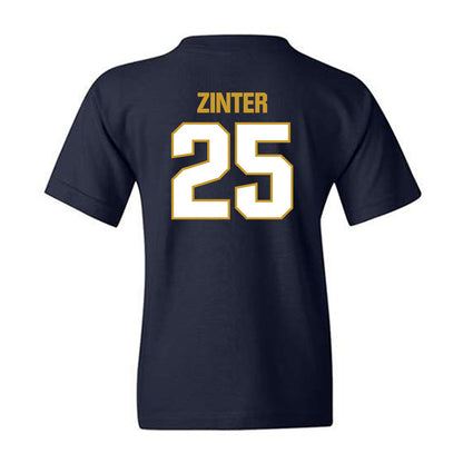 Notre Dame - NCAA Football : Preston Zinter - Sports Shersey Youth T-Shirt-1
