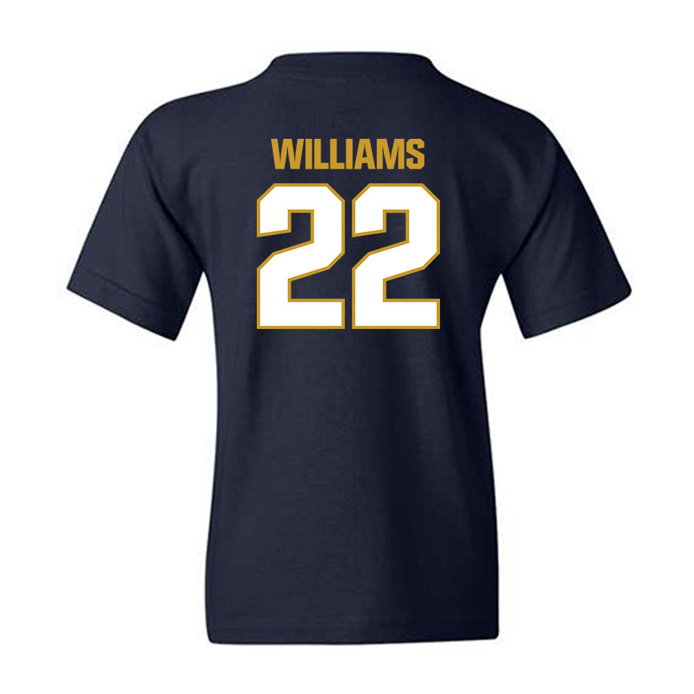 Notre Dame - NCAA Football : Aneyas Williams - Sports Shersey Youth T-Shirt-1