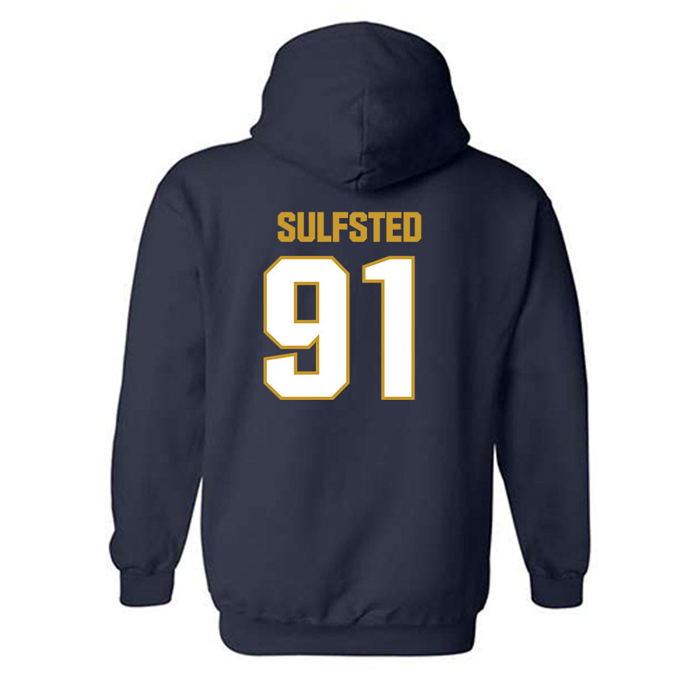 Notre Dame - NCAA Football : Gordy Sulfsted - Sports Shersey Hooded Sweatshirt-1