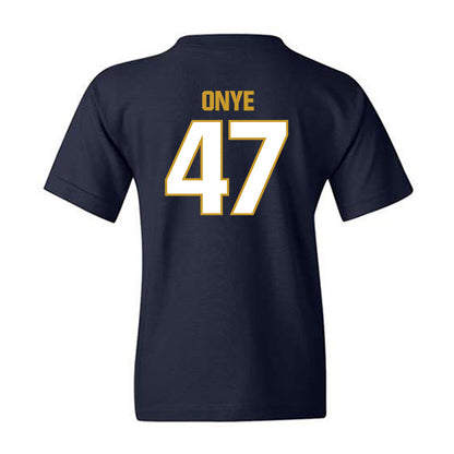 Notre Dame - NCAA Football : Jason Onye - Sports Shersey Youth T-Shirt-1