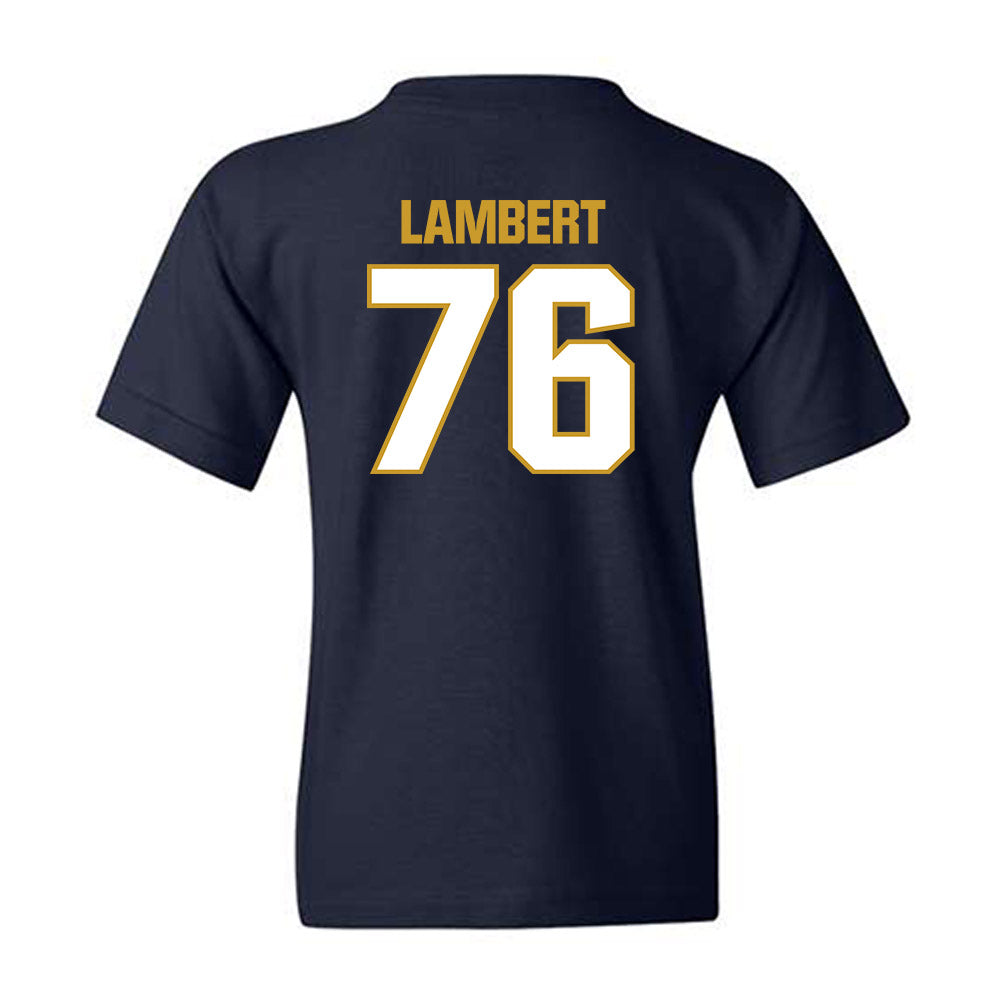 Notre Dame - NCAA Football : Guerby Lambert - Sports Shersey Youth T-Shirt-1