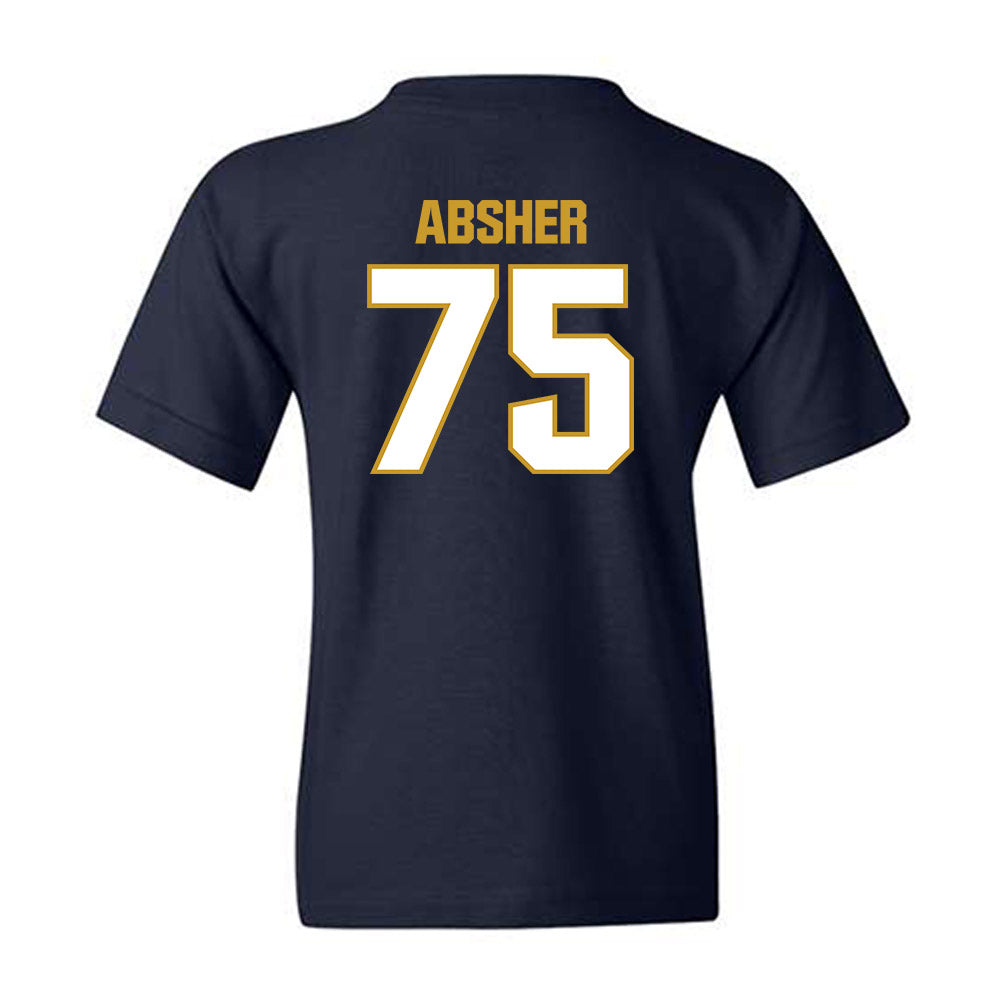 Notre Dame - NCAA Football : Sullivan Absher - Sports Shersey Youth T-Shirt-1