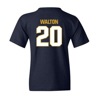 Notre Dame - NCAA Football : Jonaz Walton - Sports Shersey Youth T-Shirt-1