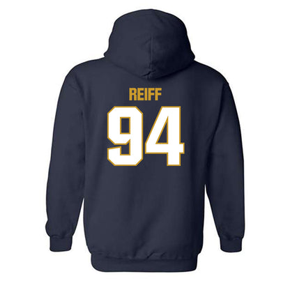 Notre Dame - NCAA Football : Joe Reiff - Sports Shersey Hooded Sweatshirt-1