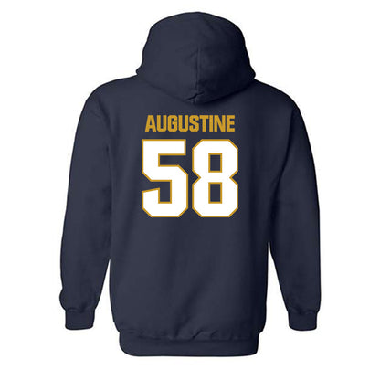 Notre Dame - NCAA Football : Matty Augustine - Sports Shersey Hooded Sweatshirt-1