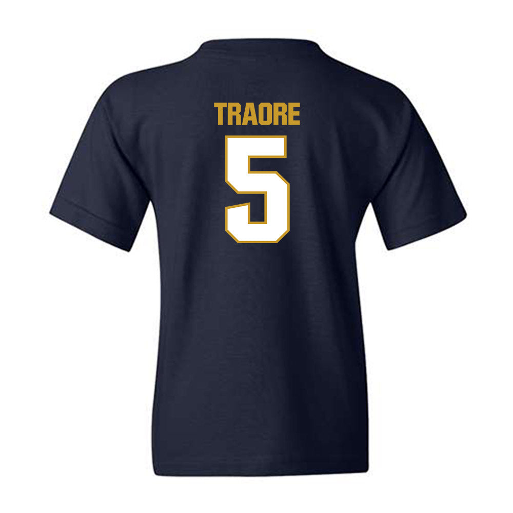 Notre Dame - NCAA Football : Boubacar Traore - Sports Shersey Youth T-Shirt-1