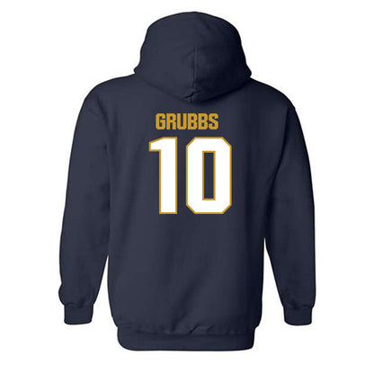 Notre Dame - NCAA Football : Noah Grubbs - Sports Shersey Hooded Sweatshirt-1