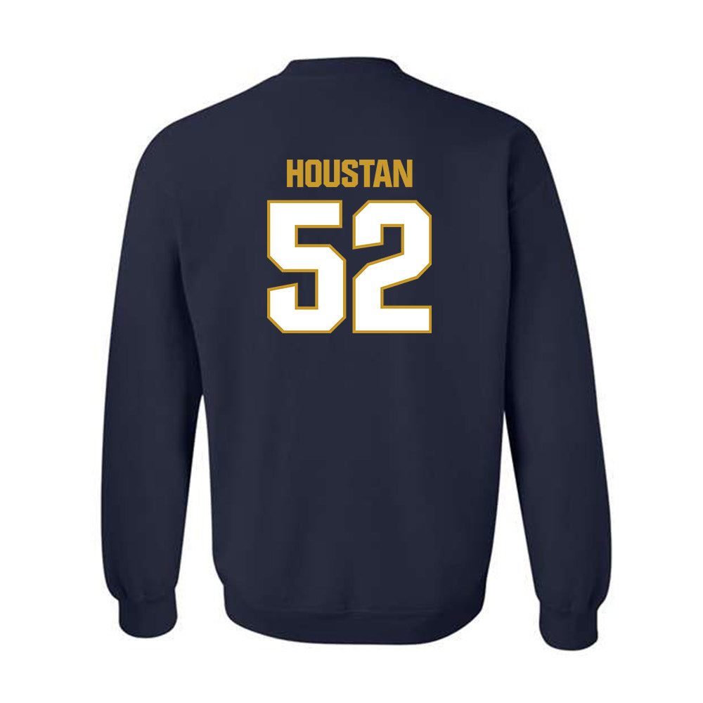 Notre Dame - NCAA Football : Devan Houstan - Sports Shersey Crewneck Sweatshirt-1