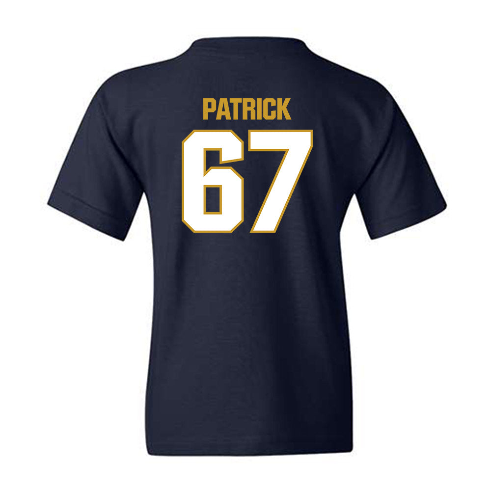 Notre Dame - NCAA Football : Gregory Patrick - Sports Shersey Youth T-Shirt-1