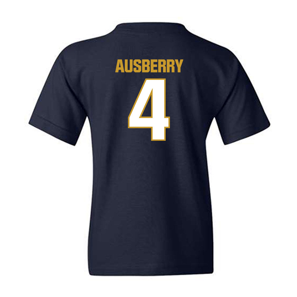 Notre Dame - NCAA Football : Jaiden Ausberry - Sports Shersey Youth T-Shirt-1