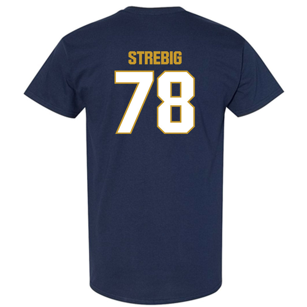 Notre Dame - NCAA Football : Owen Strebig - Sports Shersey T-Shirt-1