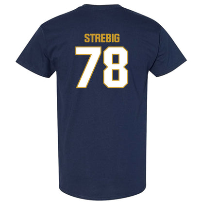 Notre Dame - NCAA Football : Owen Strebig - Sports Shersey T-Shirt-1