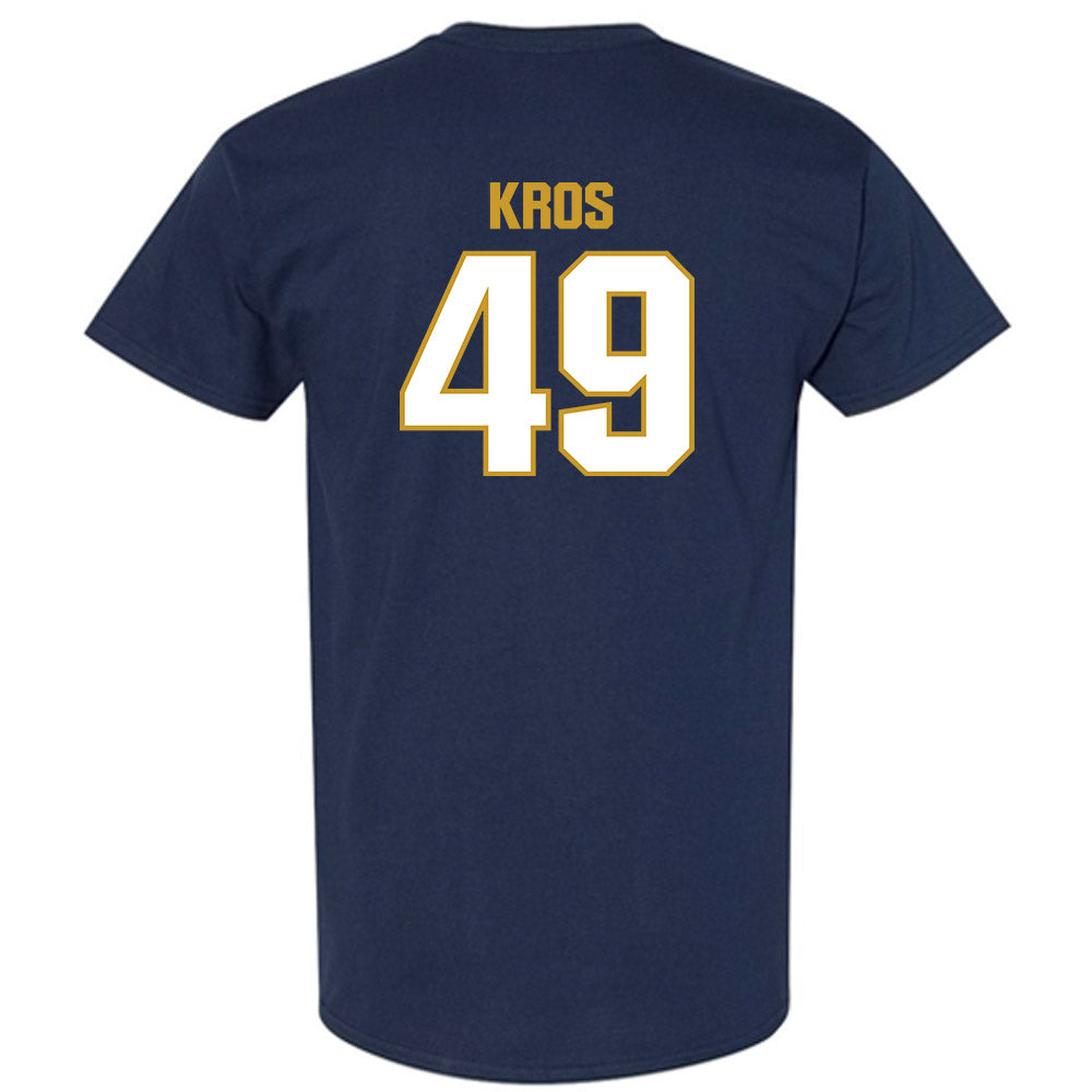 Notre Dame - NCAA Football : Andrew Kros - Sports Shersey T-Shirt-1