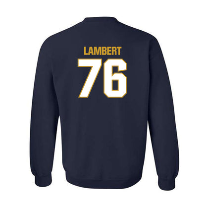 Notre Dame - NCAA Football : Guerby Lambert - Sports Shersey Crewneck Sweatshirt-1
