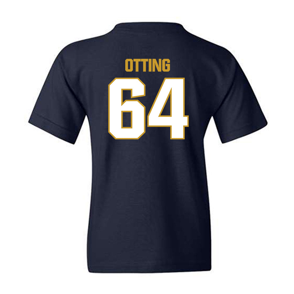 Notre Dame - NCAA Football : Joe Otting - Sports Shersey Youth T-Shirt-1