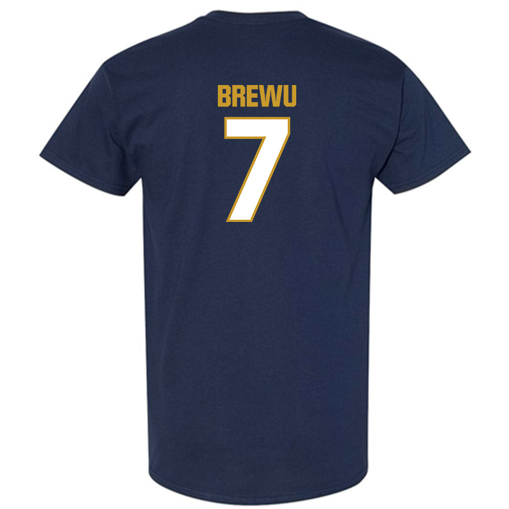 Notre Dame - NCAA Football : Francis Brewu - Sports Shersey T-Shirt-1