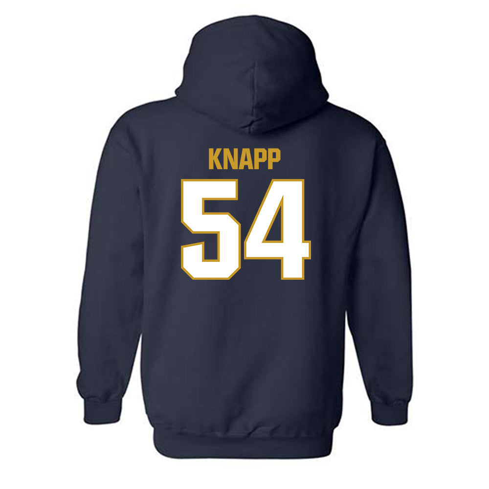 Notre Dame - NCAA Football : Anthonie Knapp - Sports Shersey Hooded Sweatshirt-1
