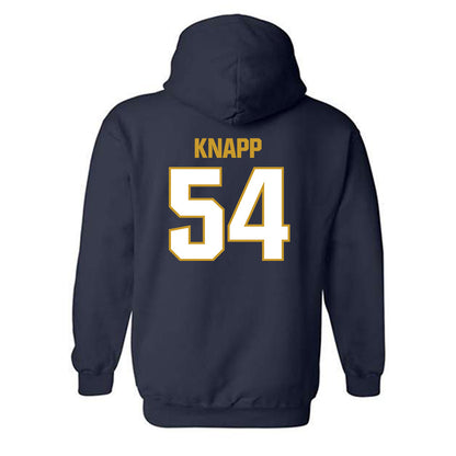 Notre Dame - NCAA Football : Anthonie Knapp - Sports Shersey Hooded Sweatshirt-1