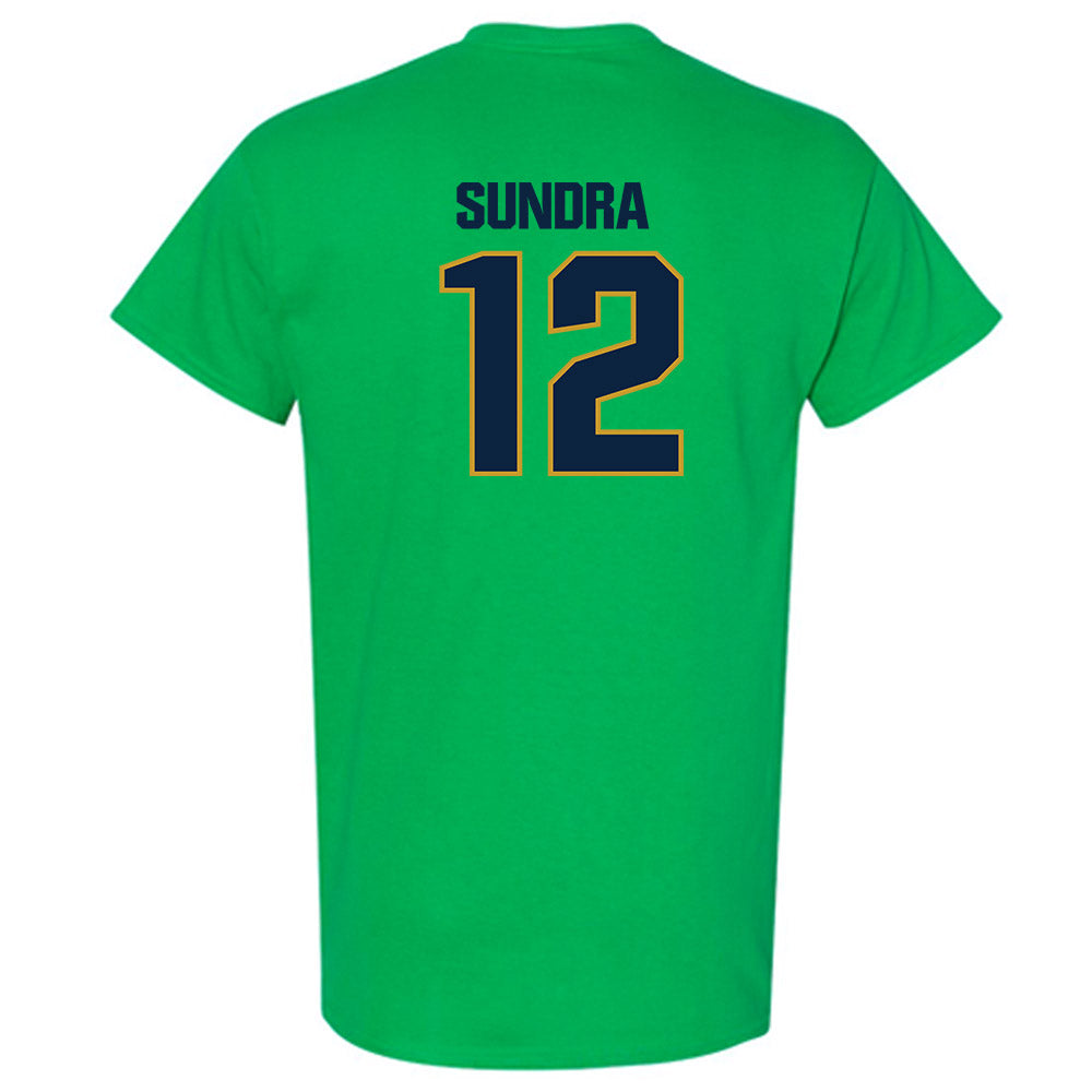 Notre Dame - NCAA Men's Basketball : Garrett Sundra - Sports Shersey T-Shirt-3