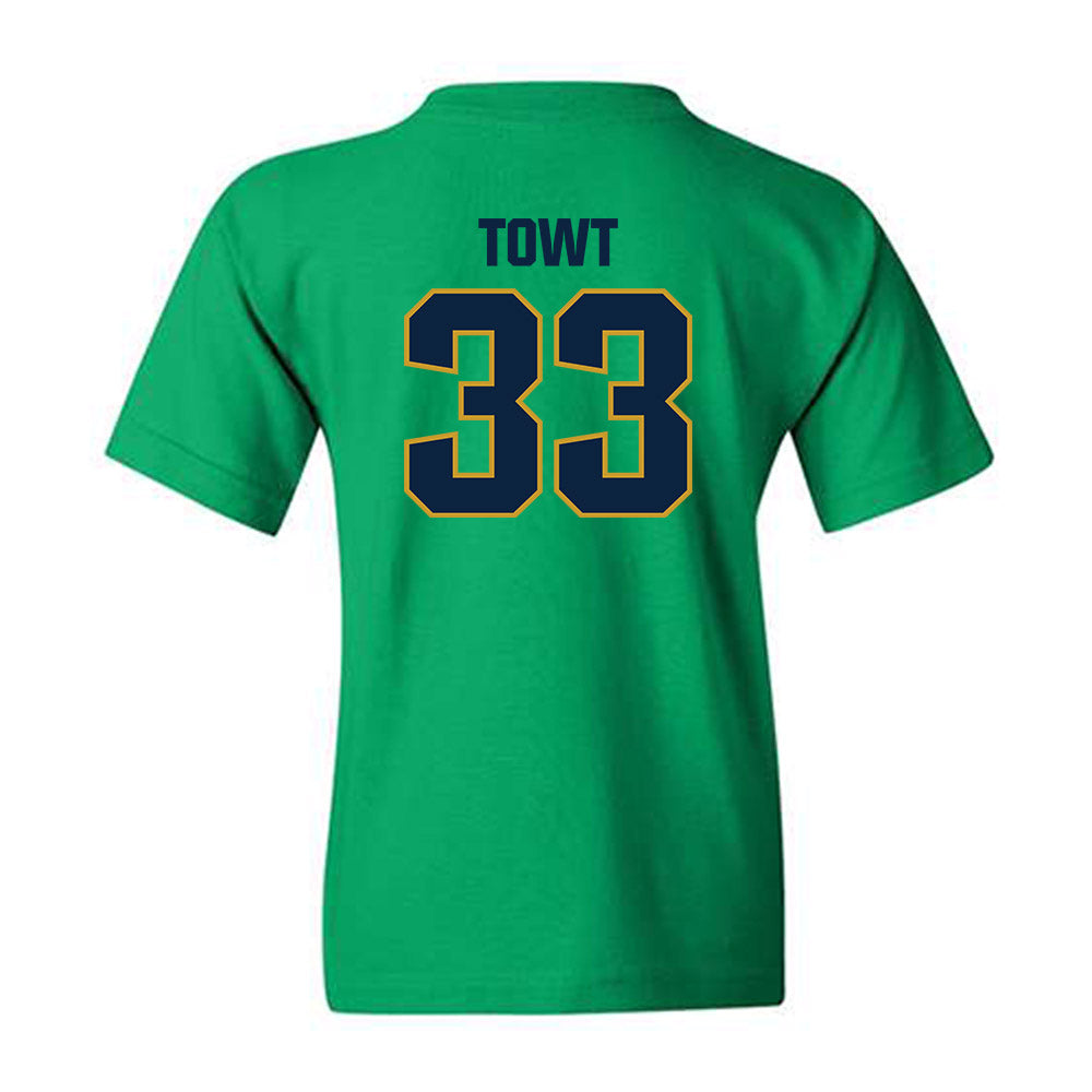 Notre Dame - NCAA Men's Basketball : Carson Towt - Sports Shersey Youth T-Shirt-3