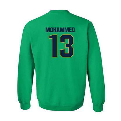 Notre Dame - NCAA Men's Basketball : Sir Mohammed - Sports Shersey Crewneck Sweatshirt-3