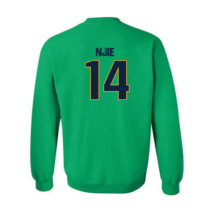 Notre Dame - NCAA Men's Basketball : Kebba Njie - Sports Shersey Crewneck Sweatshirt-2