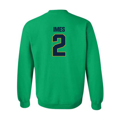 Notre Dame - NCAA Men's Basketball : Logan Imes - Sports Shersey Crewneck Sweatshirt-3