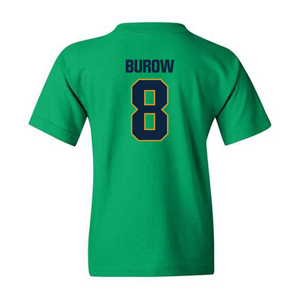 Notre Dame - NCAA Men's Basketball : Jacob Burow - Sports Shersey Youth T-Shirt-3