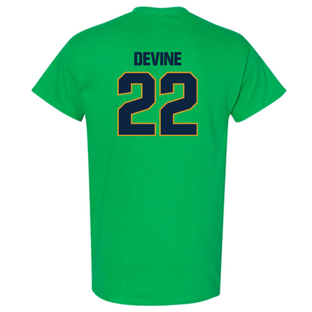 Notre Dame - NCAA Men's Basketball : Luke Devine - Sports Shersey T-Shirt-2