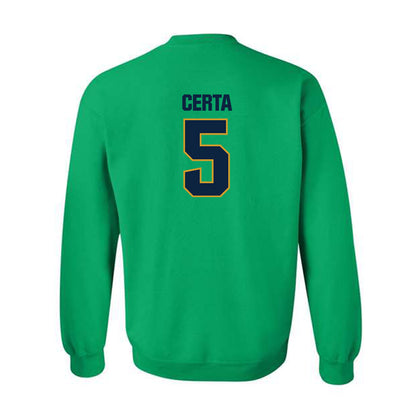 Notre Dame - NCAA Men's Basketball : Cole Certa - Sports Shersey Crewneck Sweatshirt-2
