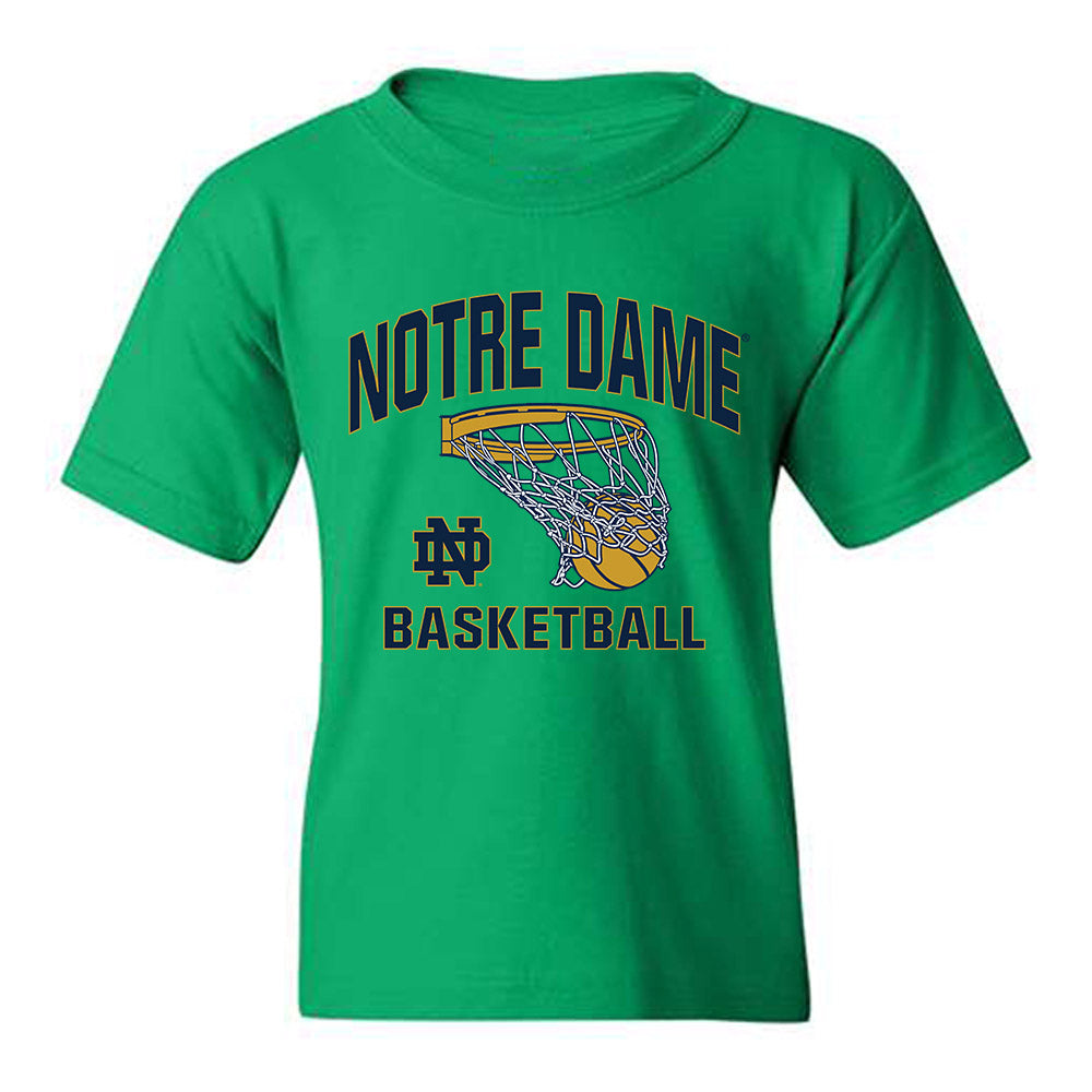 Notre Dame - NCAA Men's Basketball : Jacob Burow - Sports Shersey Youth T-Shirt-0