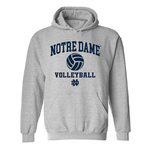 Notre Dame - NCAA Women's Volleyball : Mia Radeff - Sports Shersey Hooded Sweatshirt-0