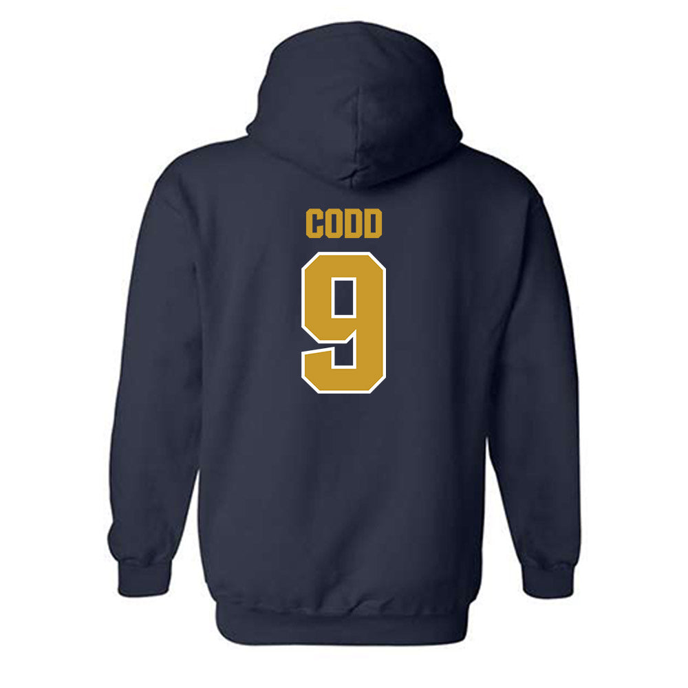 Notre Dame - NCAA Women's Soccer : Charlie Codd - Sports Shersey Hooded Sweatshirt-1