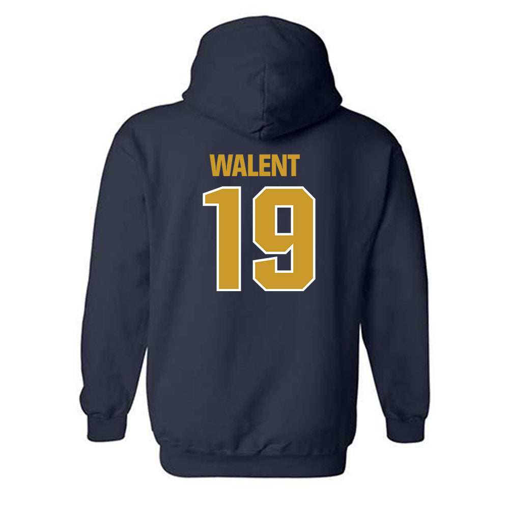 Notre Dame - NCAA Men's Soccer : Vlad Walent - Sports Shersey Hooded Sweatshirt-1