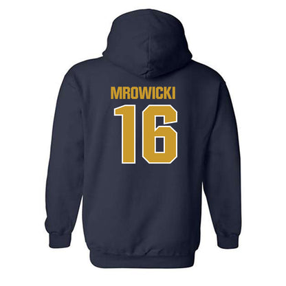 Notre Dame - NCAA Women's Soccer : Meghan Mrowicki - Sports Shersey Hooded Sweatshirt-1