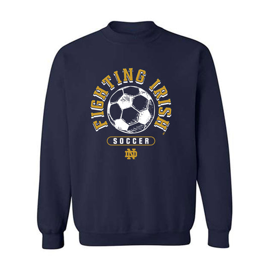 Notre Dame - NCAA Men's Soccer : Maverick McCoy - Sports Shersey Crewneck Sweatshirt-0