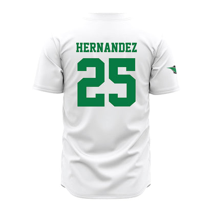 OKBU - NCAA Baseball : Lucas Hernandez - White Jersey-1
