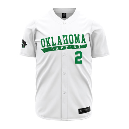 OKBU - NCAA Baseball : Cade Stephenitch - White Jersey-0
