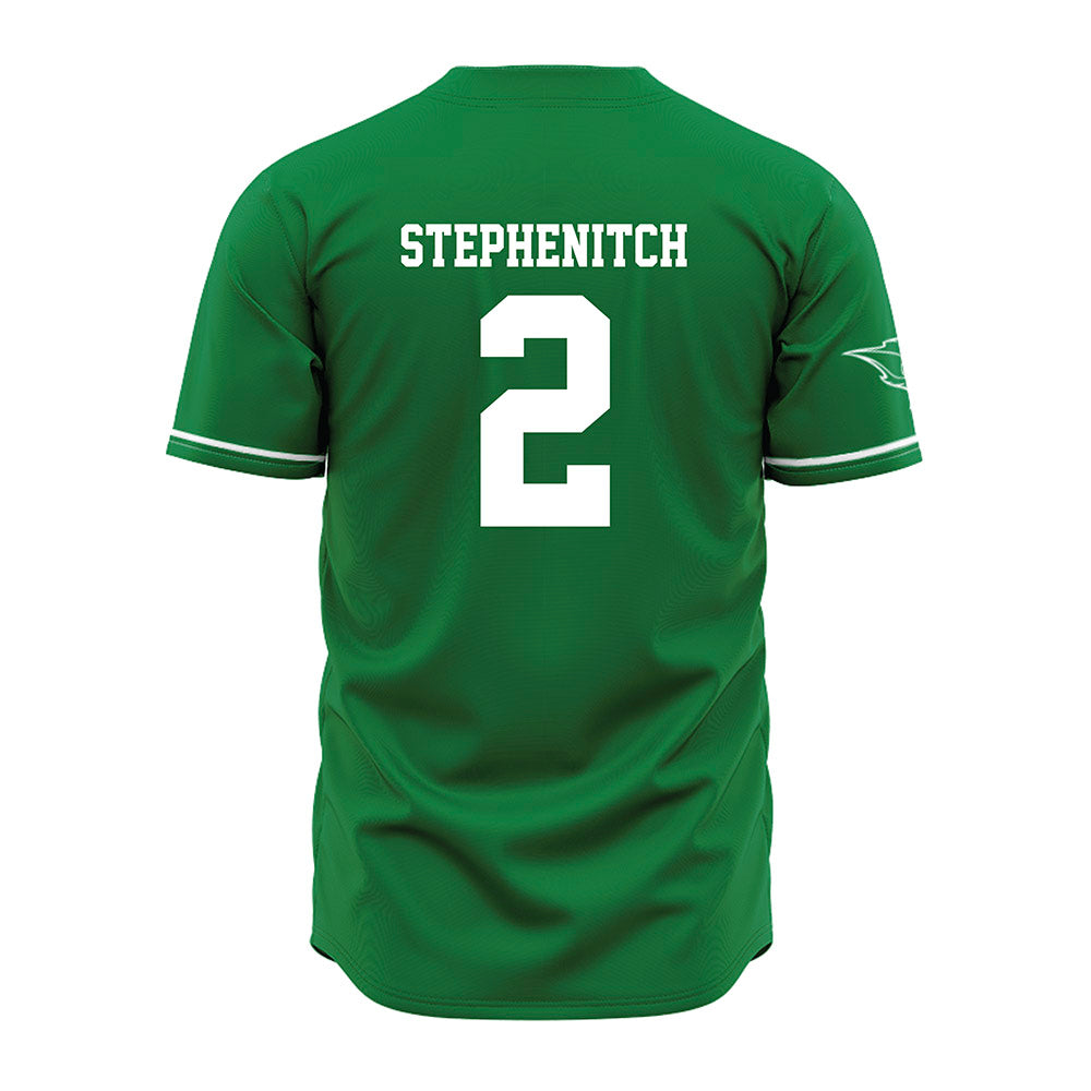 OKBU - NCAA Baseball : Cade Stephenitch - Green Jersey-1
