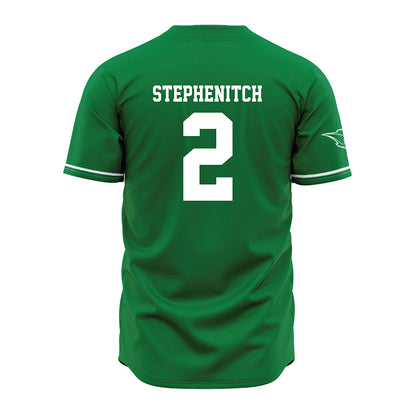 OKBU - NCAA Baseball : Cade Stephenitch - Green Jersey-1