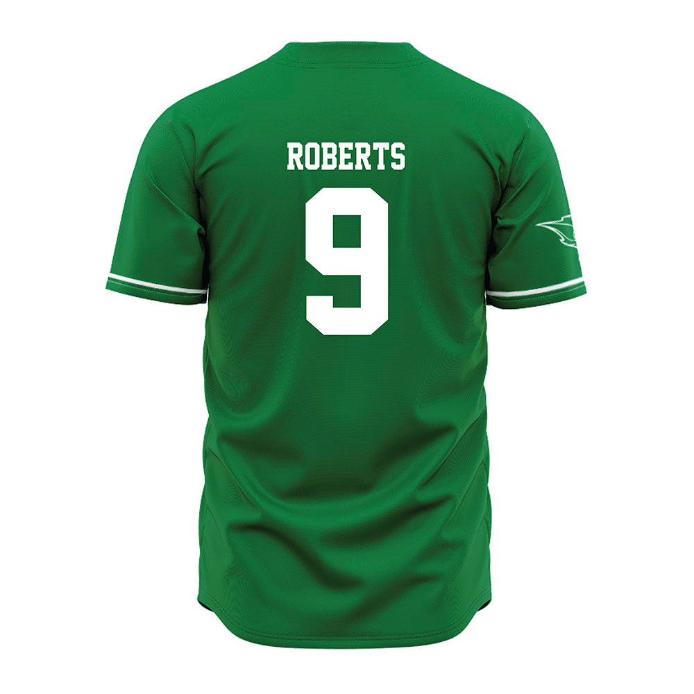 OKBU - NCAA Baseball : Blake Roberts - Green Jersey-1