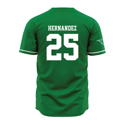 OKBU - NCAA Baseball : Lucas Hernandez - Green Jersey-1