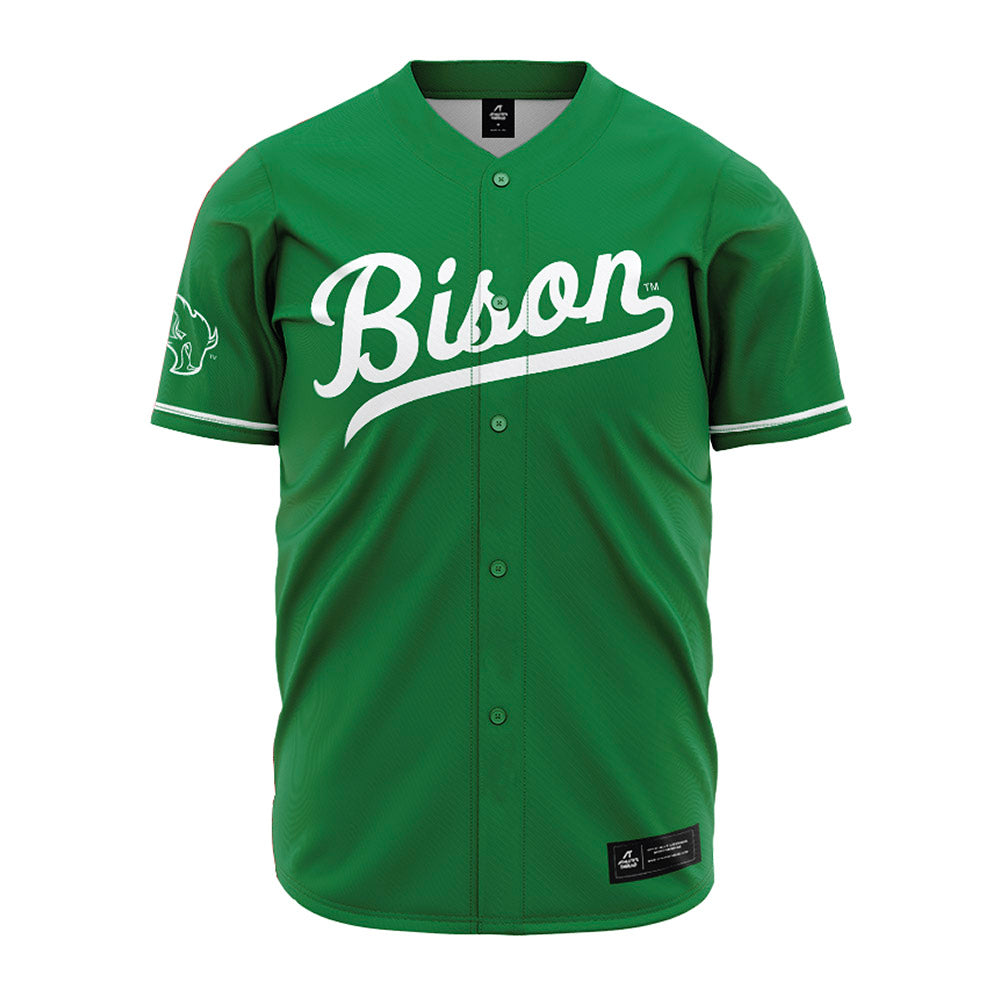 OKBU - NCAA Baseball : Braden Smith - Green Jersey-0