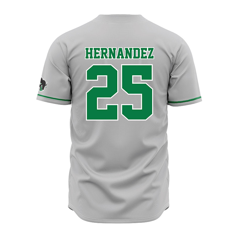 OKBU - NCAA Baseball : Lucas Hernandez - Grey Jersey-1