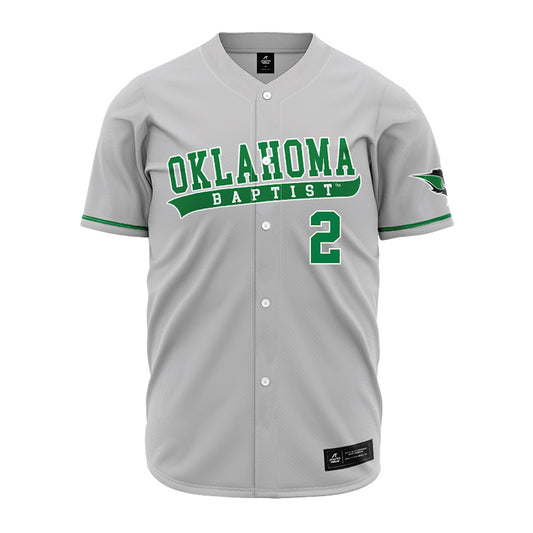 OKBU - NCAA Baseball : Cade Stephenitch - Grey Jersey-0