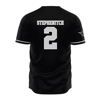 OKBU - NCAA Baseball : Cade Stephenitch - Black Jersey-1