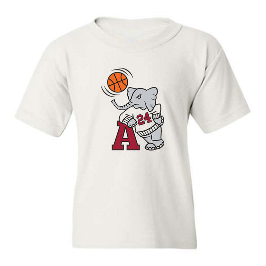 Alabama - NCAA Men's Basketball : Preston Murphy Jr - Youth T-Shirt-0