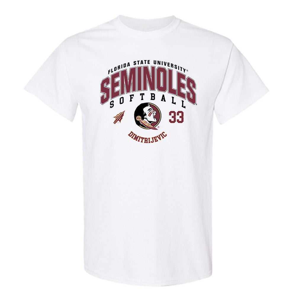 FSU - NCAA Softball : Lisabella Dimitrijevic - Fashion Shersey T-Shirt-0