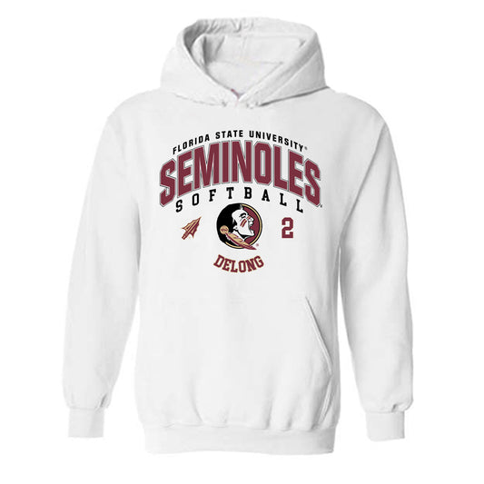 FSU - NCAA Softball : Addie DeLong - Fashion Shersey Hooded Sweatshirt