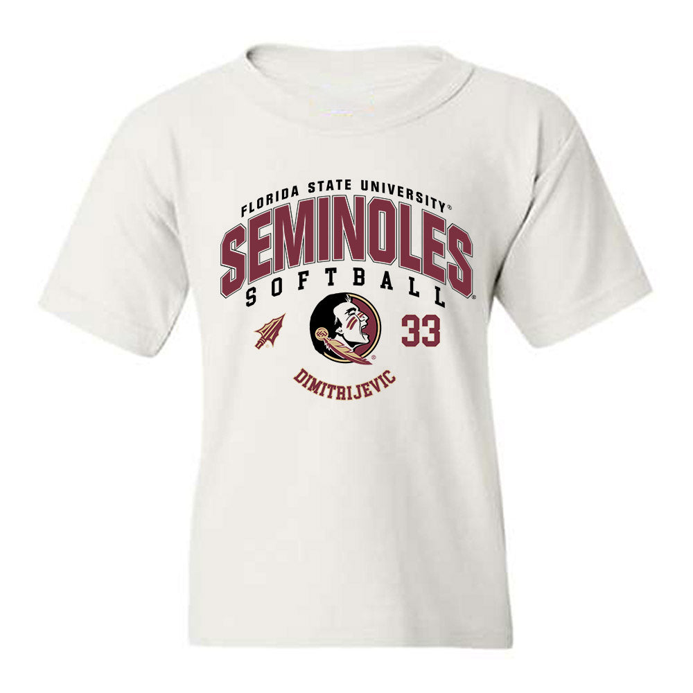 FSU - NCAA Softball : Bella Dimitrijevic - Fashion Shersey Youth T-Shirt-0